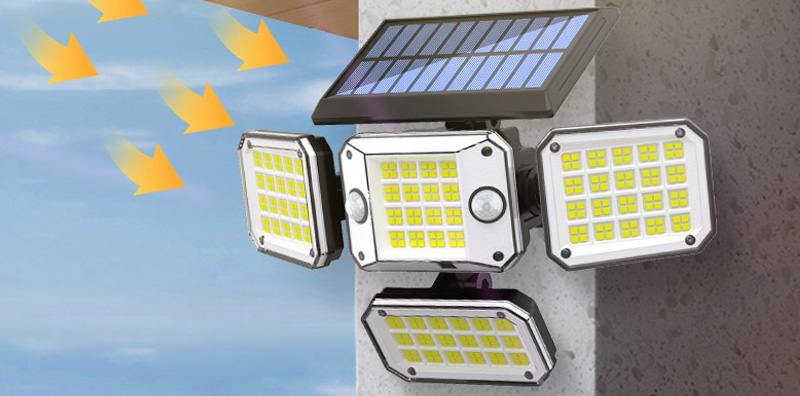 The help of solar street lights for rural lighting construction
