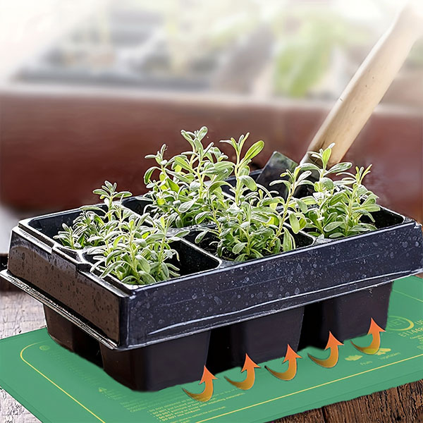 Green plant heating pad