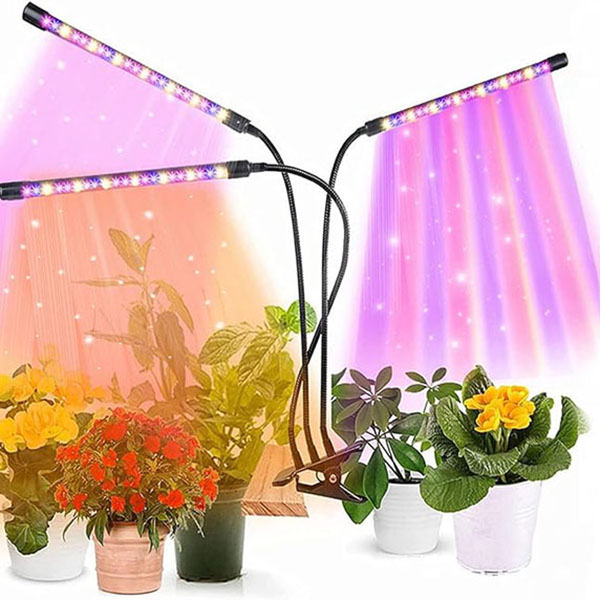 Small clip three tube three color plant light