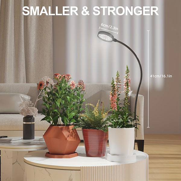 Single tube ground inserted plant light