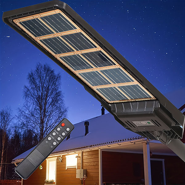 Outdoor solar street light with 80000 lumens