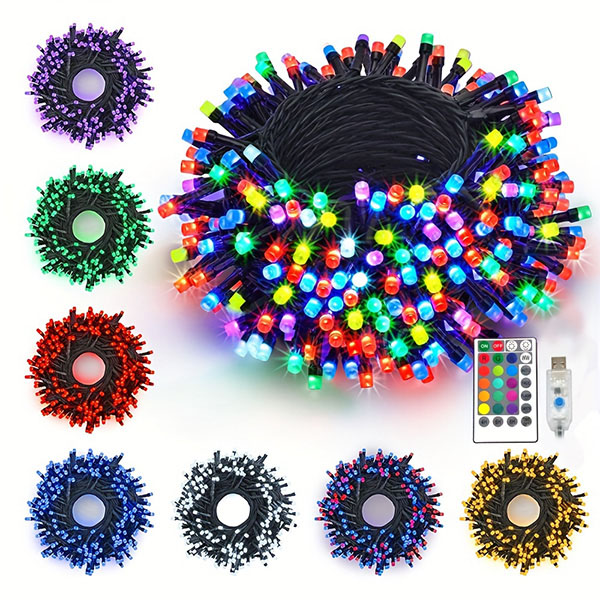 Solar hat light string with 40 lights